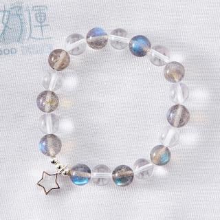 【咕咕好運GoodGoodLuck】月夜越美晶石手鍊《含開光》月光石｜白水晶｜提升魅力(#淨化心靈#提升魅力)
