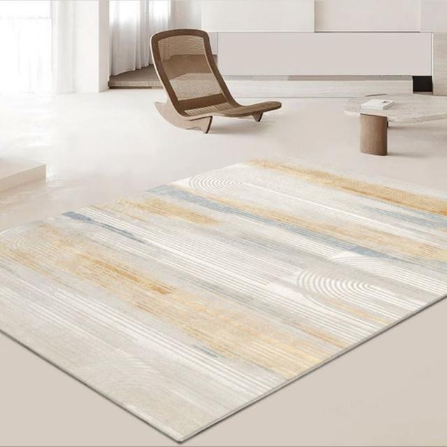 【JEN】極簡日式侘寂風圈絨地毯地墊120*160cm(2款可選)