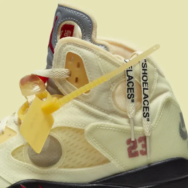 NIKE 耐吉】Off-White☆ x Air Jordan 5 Sail 白帆聯名款男女款DH8565