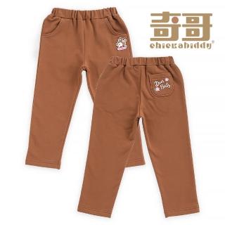 【奇哥官方旗艦】Chic a Bon 動物方程式麋鹿長褲-咖啡(1-6歲)