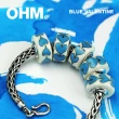 【OHM Beads】Blue Valentine(歐姆串珠;琉璃珠)