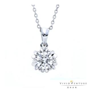 【Vividventure 亞帝芬奇】GIA 30分 FSI2 3VG 八心八箭 鑽石 項鍊 璀璨精彩(14K金臺+14K金鍊)
