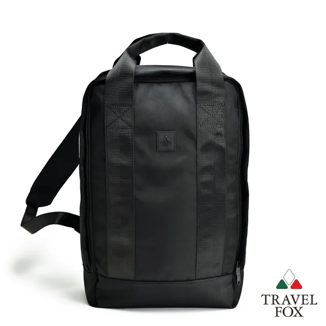 【TRAVEL FOX 旅狐】出清品 女包/男包 實用簡便後背包/電腦包(TB810-01 神秘黑)