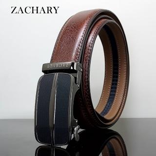 【ZACHARY】全牛皮時尚自動皮帶(CY8934棕)