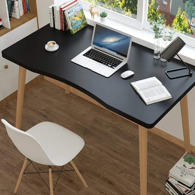 【HappyLife】簡易弧形電腦桌 100公分 Y10964(工作桌 書桌 化妝台 梳妝台 桌子 辦公桌 木頭桌子 餐桌)