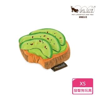 【P.L.A.Y.】汪汪叫早午餐 酪梨吐司 狗玩具 迷你款 發聲 寵物玩具