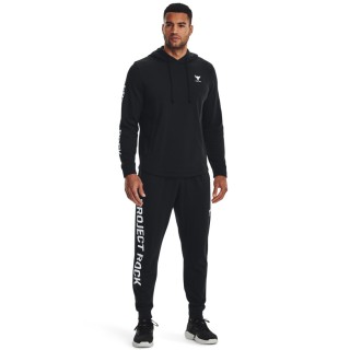 【UNDER ARMOUR】UA 男 Pjt Rock Terry 長袖帽T 1377428-001(黑)