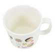 【小禮堂】Miffy 米飛兔 x 櫻桃小丸子 兒童單耳塑膠杯 200ml Ag+ - 白大頭滿版款(平輸品) 米菲兔