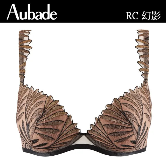 【Aubade】聯名款幻影立體有襯內衣-RC(金葉黑)