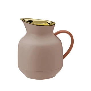 【Stelton】Amphora真空保溫茶壺1L(粉紅色)