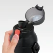 【小禮堂】Disney 迪士尼 閃電麥坤 兒童彈蓋直飲水壺 480ml Ag+ - 黑速度感款(平輸品)