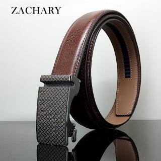 【ZACHARY】全牛皮時尚自動皮帶(CY8920棕)