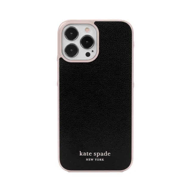 【KATE SPADE】iPhone 14 精品手機殼 幻影黑(手機殼/保護殼/iPhone13可共用)