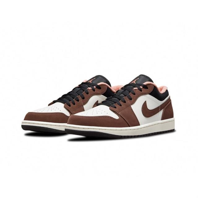 【NIKE 耐吉】Air Jordan 1 Low Mocha 摩卡 白棕 休閒鞋 大童 DM0589-200