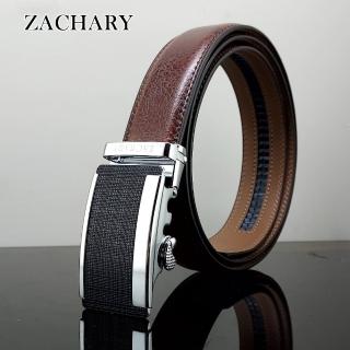 【ZACHARY】全牛皮時尚自動皮帶(CY8931棕)
