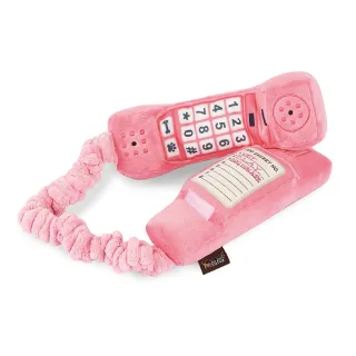 【P.L.A.Y.】經典80年代-有線電話(陪伴 解壓 發聲 狗玩具)