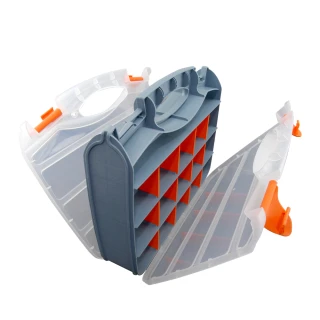 【Life工具】路亞工具盒 分隔 塑料收納盒 分類盒 收納分類 雙面 130-SB30(工具盒 收納盒 分類盒)