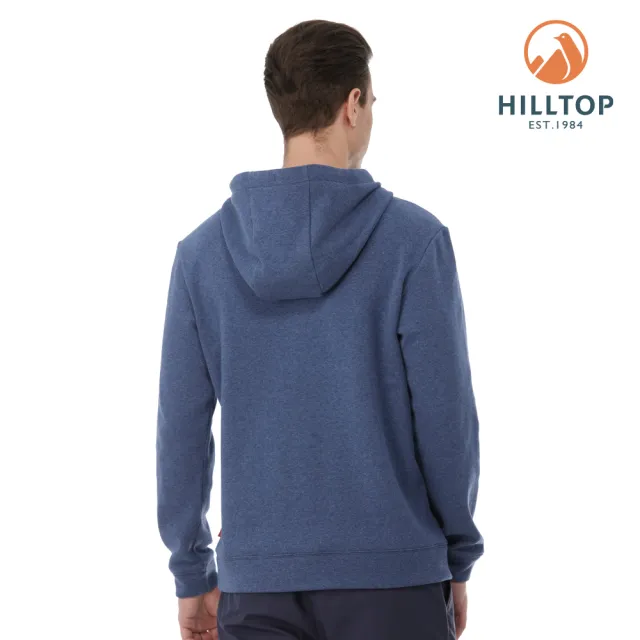 【Hilltop 山頂鳥】刷毛上衣 男款 深藍｜PH51XMK5ECE0