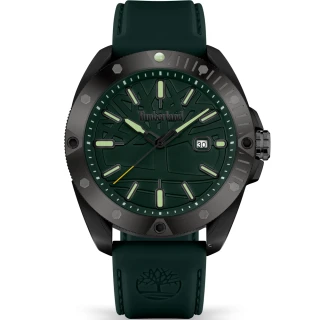 【Timberland】天柏嵐 潛水造型運動腕錶(TDWGN2102903綠色44mm)