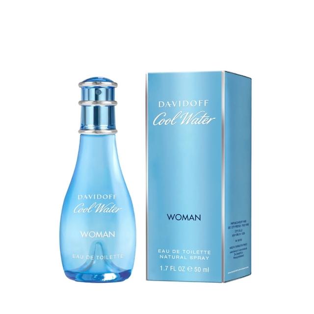 【Davidoff】Cool Water 冷泉女性淡香水 50ML(平行輸入)