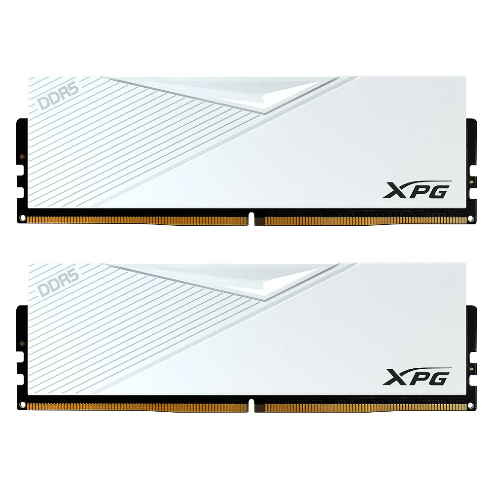 【ADATA 威剛】XPG LANCER DDR5-5600 16G*2 超頻桌上型記憶體(白)