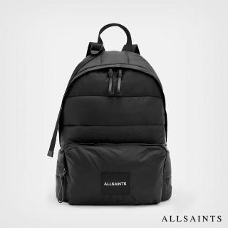 【ALLSAINTS】ZONE 衍縫尼龍後背包-黑