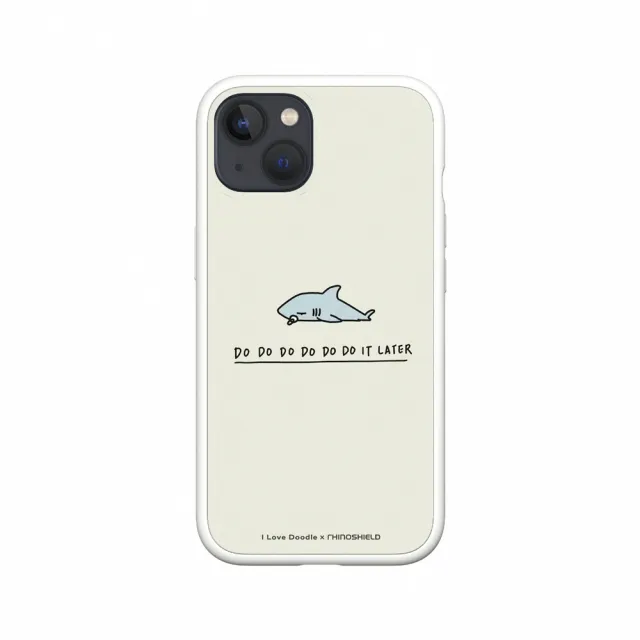 【RHINOSHIELD 犀牛盾】iPhone 12 mini/12 Pro/Max Mod NX手機殼/I Love Doodle-鯊魚(I Love Doodle)