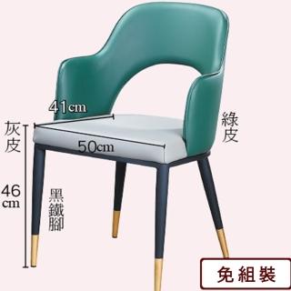 【AS雅司設計】AS-婷妮綠色餐椅-50*60*81CM