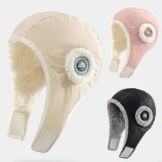 【GOLOV.EJOY】時尚俏皮保暖!! 全包裹式雷鋒帽 保暖運動帽 護耳 耳罩 防風防寒 飛行帽(騎自行車 登山 毛帽)