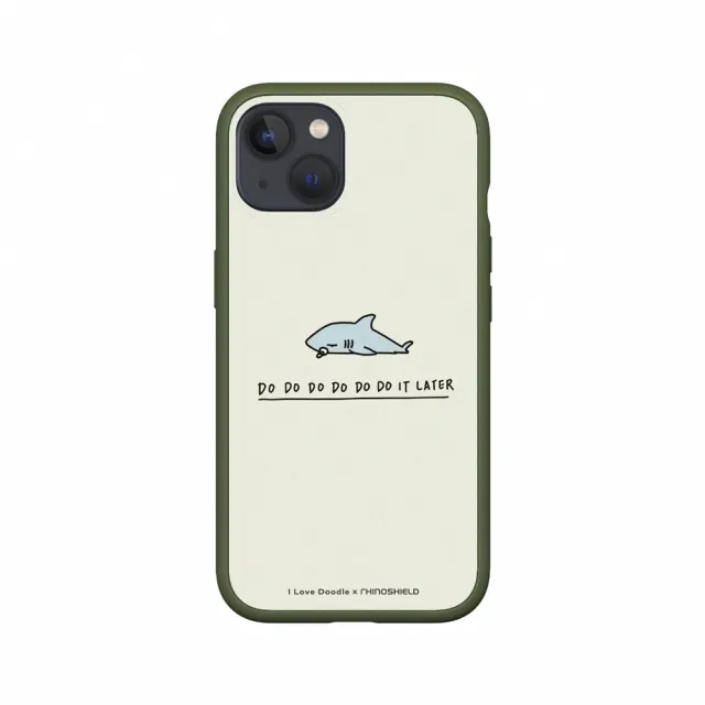 【RHINOSHIELD 犀牛盾】iPhone 13 mini/13 Pro/Max Mod NX手機殼/I Love Doodle-鯊魚(I Love Doodle)