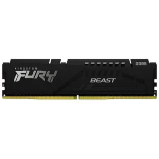 【Kingston 金士頓】FURY Beast Black 獸獵者 DDR5-6000 16G桌上型超頻記憶體(KF560C36BBE-16)
