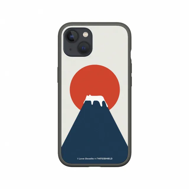 【RHINOSHIELD 犀牛盾】iPhone 13 mini/13 Pro/Max Mod NX手機殼/I Love Doodle-富士山(I Love Doodle)