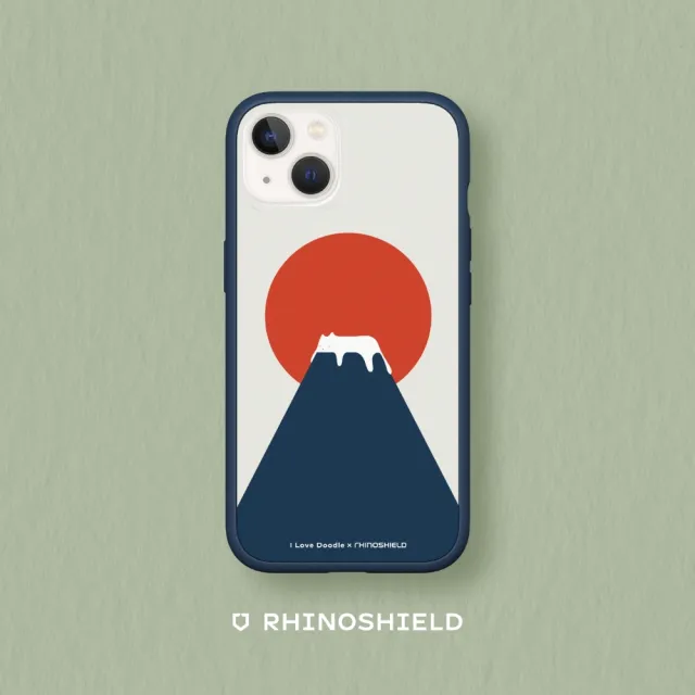 【RHINOSHIELD 犀牛盾】iPhone 13 mini/13 Pro/Max Mod NX手機殼/I Love Doodle-富士山(I Love Doodle)