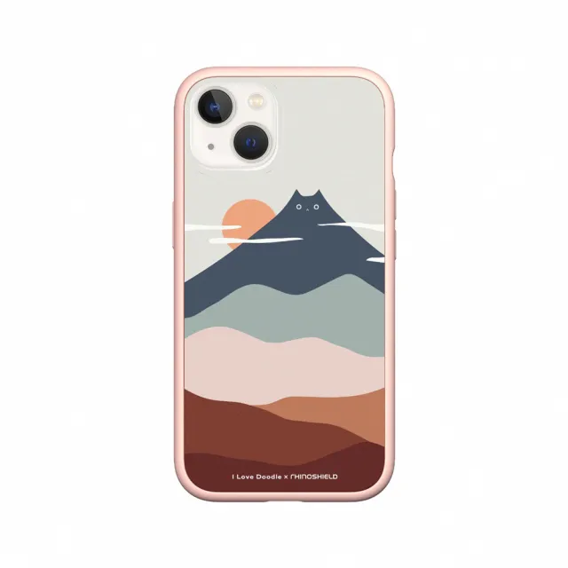 【RHINOSHIELD 犀牛盾】iPhone 13 mini/13 Pro/Max Mod NX手機殼/I Love Doodle-貓咪山(I Love Doodle)