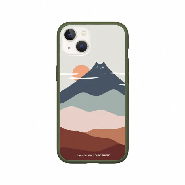 【RHINOSHIELD 犀牛盾】iPhone 13 mini/13 Pro/Max Mod NX手機殼/I Love Doodle-貓咪山(I Love Doodle)