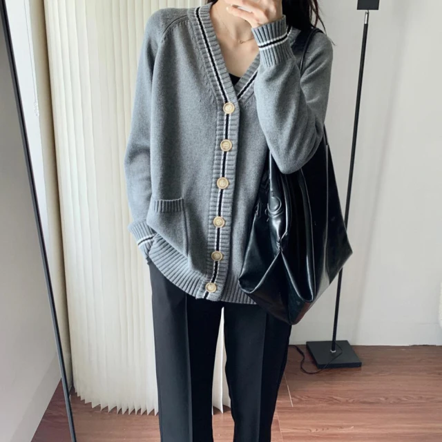 Just Wear 佳葳 休閒柔軟針織毛呢背心 2色優惠推薦