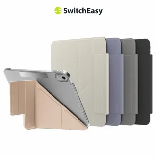 【SwitchEasy 魚骨牌】iPad 10代 10.9吋 Origami Nude多角度透明保護殼(支援最新2025 iPad 11吋 (A16))
