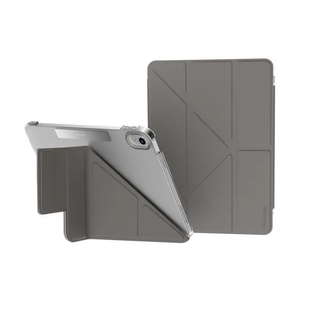 【SwitchEasy 魚骨牌】iPad 10代 10.9吋 Origami Nude多角度透明保護殼(支援最新2025 iPad 11吋 (A16))