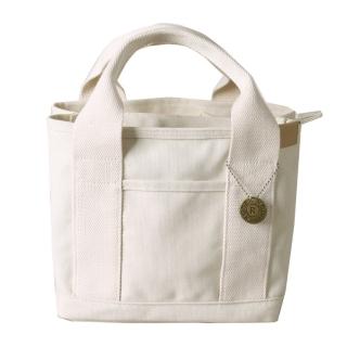 【米蘭精品】現貨+預購 手提包帆布托特包(多隔層好收納休閒純色女包包母親節情人節生日禮物5色74cr16)