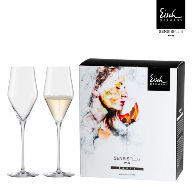 【Eisch】德國Sky SensisPlus香檳杯/無鉛水晶玻璃杯-260ml/2入組