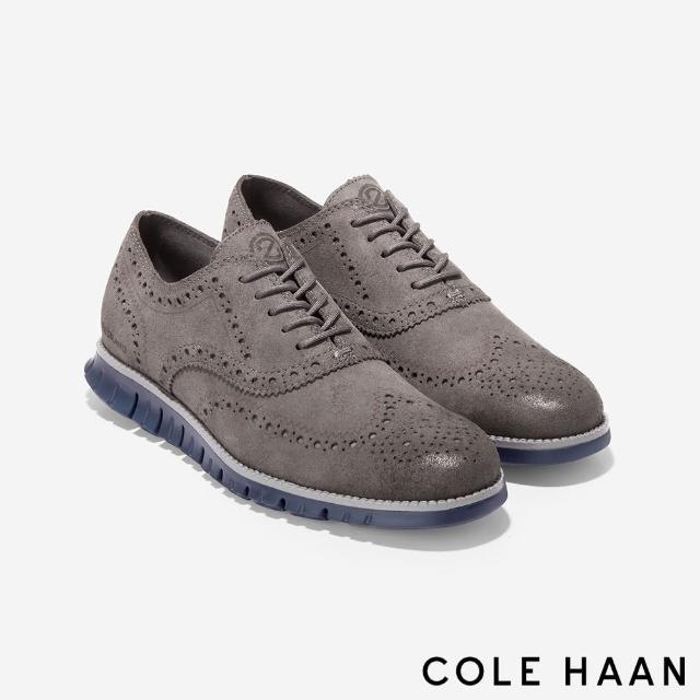 【Cole Haan】ZEROGRAND 翼尖雕花全能商務正裝鞋-男鞋(C36194)