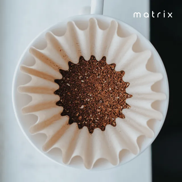 【Matrix】155蛋糕型咖啡濾紙-原色-50入(適用OREA Kalita Tiamo Timemore Brewista蛋糕濾杯)