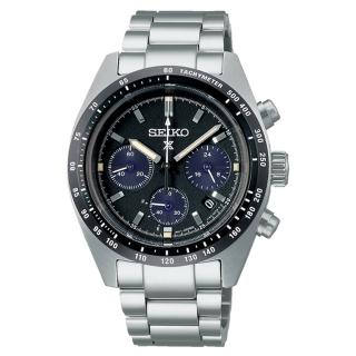 【SEIKO 精工】PROSPEX SPEEDTIMER 熊貓三眼太陽能計時錶-39mm 父親節 (V192-0AF0D SSC819P1)