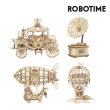 【Robotime】熱氣球 馬車 飛艇 留聲機(若態 立體拼圖 飛船 馬車 熱氣球 組裝模型 拼圖 聖誕禮物 益智拼圖)