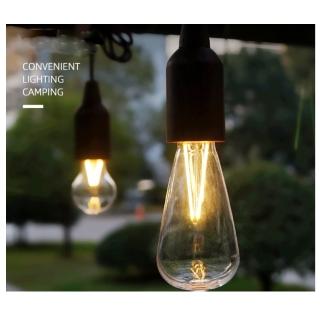 【May Shop】露營燈復古照明LED拉線燈帳篷燈聖誕野營氛圍燈裝飾吊燈