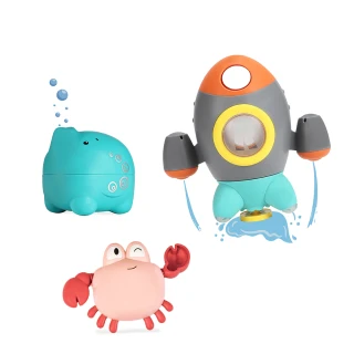 【Slider】海底小火箭戲水組(浴室戲水洗澡玩具)