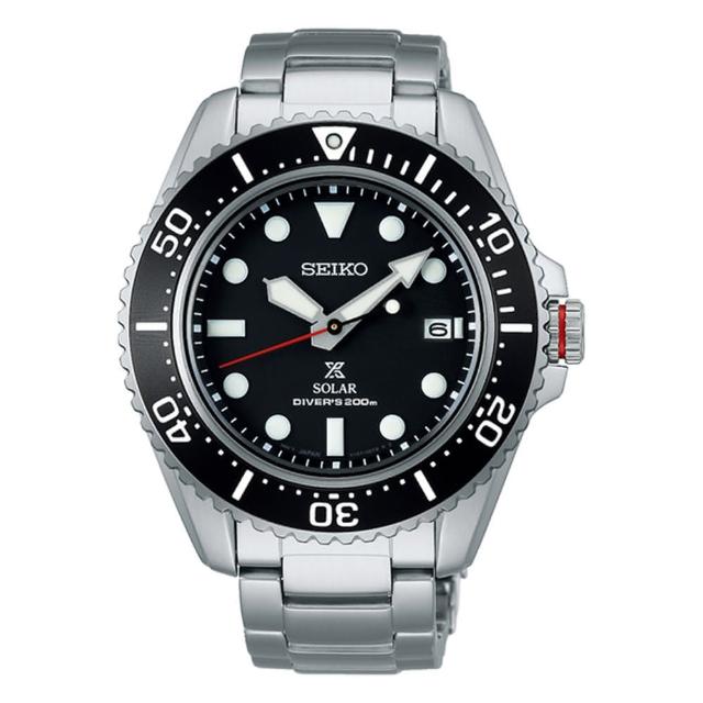 【SEIKO 精工】PROSPEX DIVER SCUBA 水鬼太陽能200米潛水錶/42.8mm雙11限定(V157-0DP0D SNE589P1)