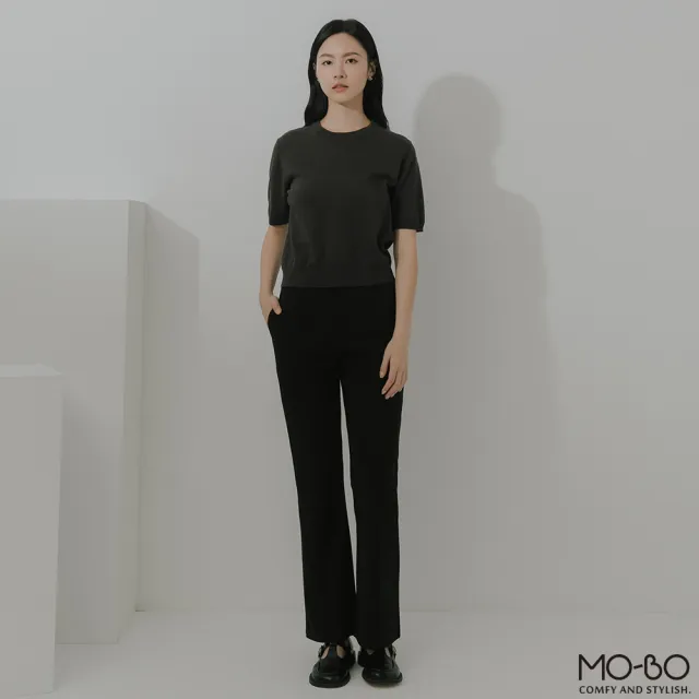 【MO-BO】時髦修身通勤褲(褲子)