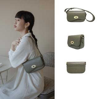 【COWA日本真皮工藝】流線型肩揹包-墨綠色(肩揹包/腋下包)