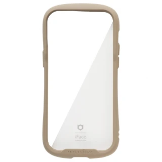 【iFace】iPhone 14 Plus 6.7吋 Reflection 抗衝擊強化玻璃保護殼 - 莫蘭迪棕色
